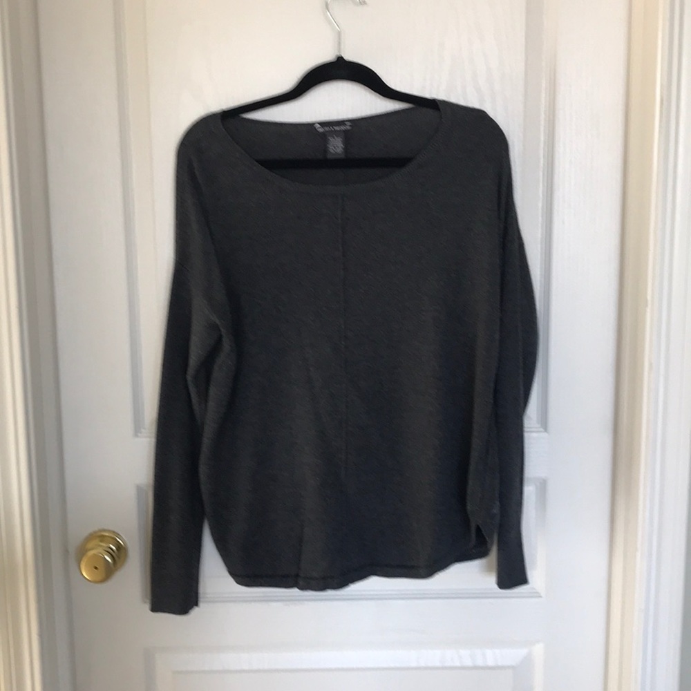 Ladies gray comfy sweater size large